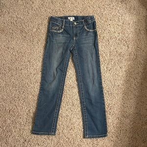 Xhilaration Size 10 Blue Jeans with Rhinestones and Sequins